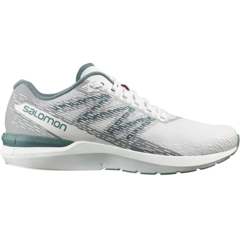 Tenis Para Correr Salomon Sonic 5 Balance Hombre Blancos Grises | MX FCIE614